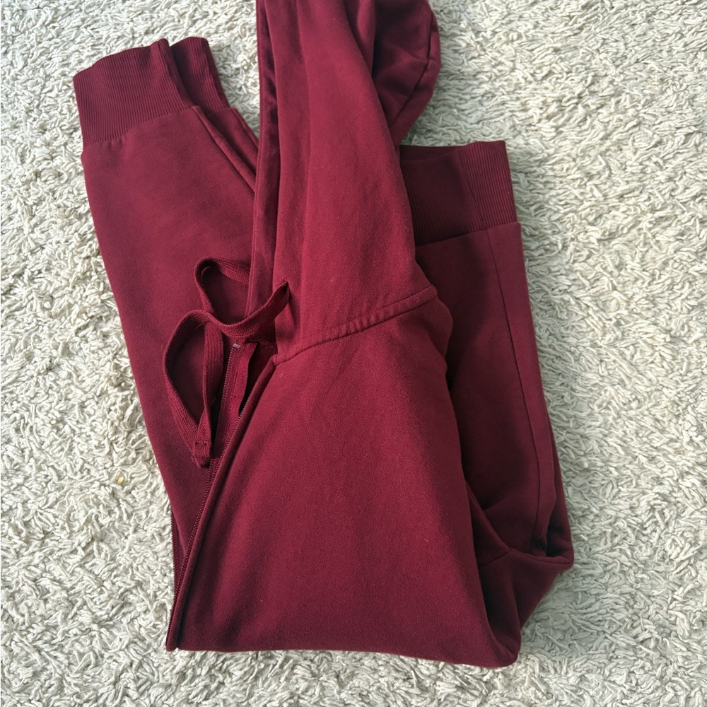 Time and Tru Deep Red Hoodie